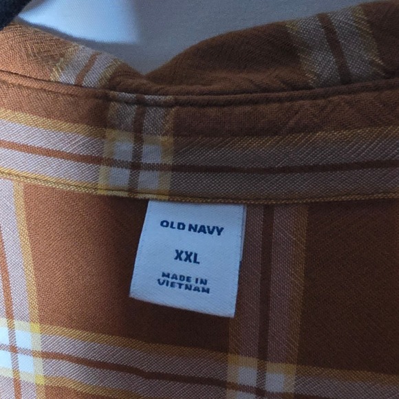 Old‎ Navy Women's Plaid Shirt Dress Multicolor Short Sleeve XXL - Picture 2 of 6